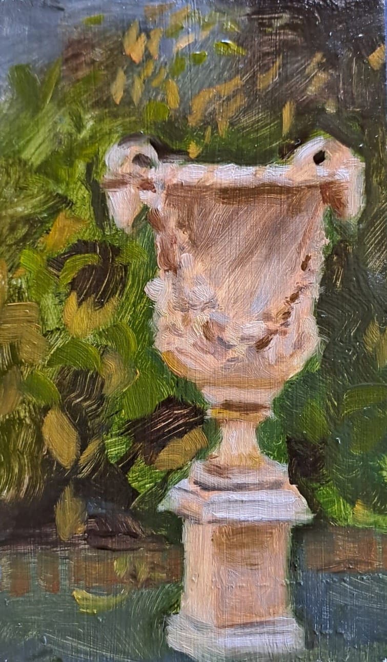 Be solid, oil on board, 2026