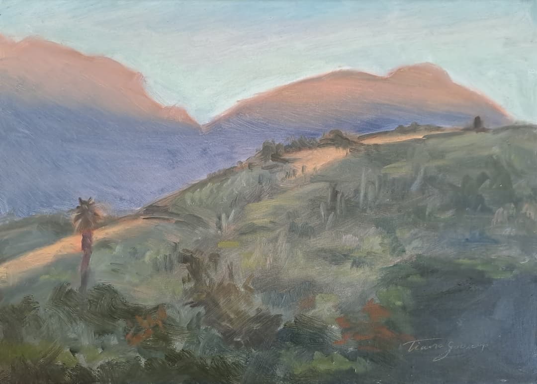 Break of day, oil on canvas, 2025