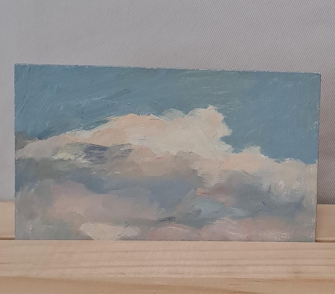 Magnificence, oil on board, 2022