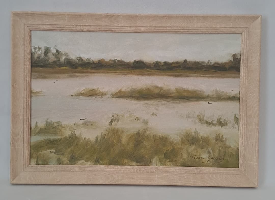 Paardevlei, oil on canvas, 2022