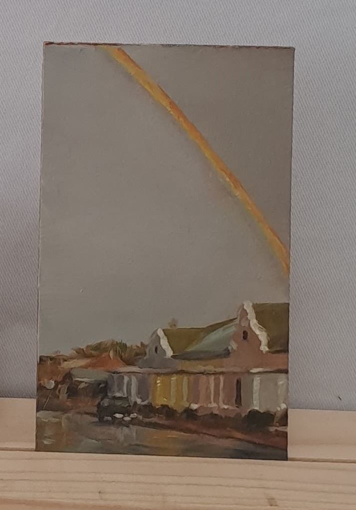 Promise, oil on board, 2022